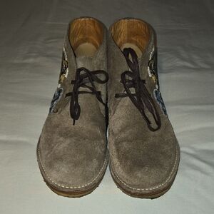 Gucci Brown Chukka Boots with Suede Finish